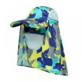 thumbnail image 1 of Sun Hat Summer Outdoor Hat Sun Protection Hat Windproof Breathable Hat Removable Face Neck Visors Cover Flap Folding Sun Hat Baseball Cap for Women Men, 1 of 8