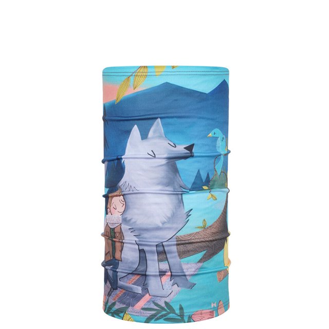 BLACKSTRAP Kids Midweight Therma Tube Megan Myers - Blue Bird Wolf,