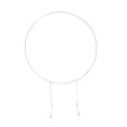 thumbnail image 3 of GUOOL Wedding Arch Frame Heavy Duty Round Wedding Circle Backdrop Stand Frame Thickend White 1.5m 5 Pipe, 3 of 9