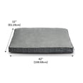 thumbnail image 3 of Vibrant Life Deluxe Gusset Pet Bed, Black Ikat, 3 of 6