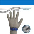 thumbnail image 2 of 1 Piece Metal Glove,Level 9 Cut-Resistant Glove, Level 5 Cut-Resistant Protective Work Glove For Slaughtering Kitchen ,Superior Grip, 2 of 6