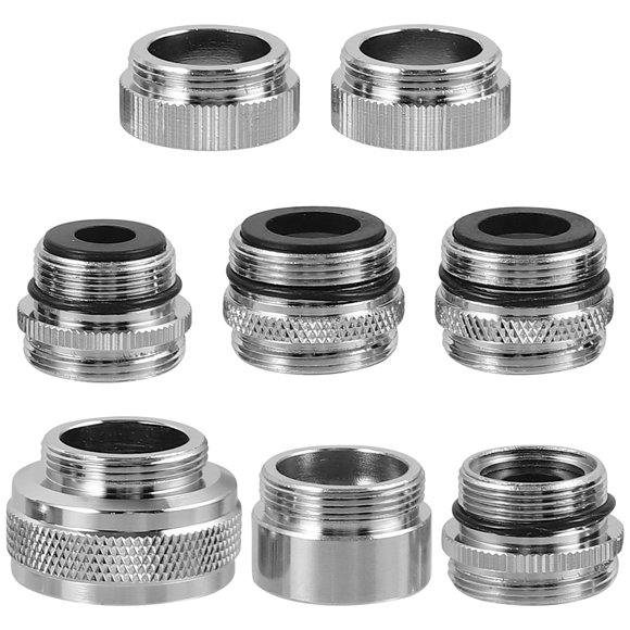 Miangastore 8pcs Aerator Adapter Set Kitchen Faucet To Hose Adapters Faucet Adapters Converters for Kitchen Faucet