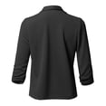 thumbnail image 3 of QIPOPIQ Blazer Léger pour Femmes à Manches Longues, Classique, Drapé, Ouvert à l'Avant (P-5TG) Liquidation, 3 of 6