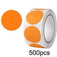 thumbnail image 1 of Uuiauoio 500Pcs Colored Dot Stickers, 1" Label Sticker Round Coding Labels Circle Dots Labels Circle Stickers for Office,Classroom,Family, 1 of 8