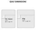 thumbnail image 4 of Bedford Home Solid Color Bed Quilt King Size Black Lightweight Quilted Blanket, 4 of 4