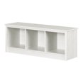 thumbnail image 2 of South Shore Fernley Bench with storage, in White Pine, 2 of 12