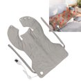 thumbnail image 4 of Heating Pad, Plush 6 Gears Soft Heated Neck Wrap Silver Gray  For Shoulder US Plug 100-120V, 4 of 8