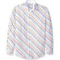 thumbnail image 1 of Azaro Uomo Chemise Habillée à Manches Longues pour Homme, Décontractée, Boutonnée, Coupe Ajustée, Carrés Légers, TG, 1 of 5