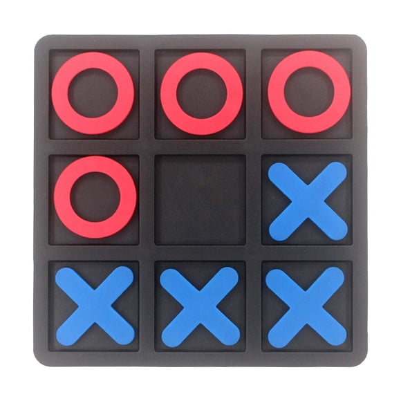 Christmas Board Games for Families Noughts and Crosses Kids Children Board Games Indoor Playing Tic-Tac-Toe Noughts