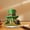 A, variant on St. Patrick's Day Green Four-Leaf Clover Acrylic Flatware Set for Men Women, 40-Piece Service for 8