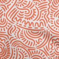 thumbnail image 1 of oneOone Rayon Dark Peach Fabric Japanese Fabric For Sewing Printed Craft Fabric By The Yard 56 Inch Wide, 1 of 4