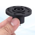 thumbnail image 4 of 5pcs 4 Pole Speaker Jack Twist Lock,2 Inch XLR Speaker Panel Mount,Black, 4 of 7