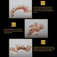 thumbnail image 2 of 10 Pieces Mini Wire Terminals Copper Electrical Cable Connector Electrical Accessories Household Lug Ends Professional Cord Connection Fixing Accessories 10A, 2 of 9