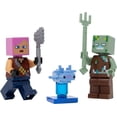 thumbnail image 1 of LEGO Minecraft: Adventurer with Drowned and Axolotl Combo Pack - 6+, 1 of 5