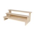 thumbnail image 1 of Support d'Exposition pour Objets de Collection, Cadre de Révélation Multicouche, Présentoir de Produits, Présentoir en Bois, 3 Niveaux, 40 cm, 1 of 7