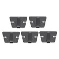 thumbnail image 3 of Microphone Bracket, Mobile  Mic Bracket Clip Firm Fixing Adhesive Metal 5pcs Burrs Free Black  For IC 2720H For DR620C For TM231, 3 of 8
