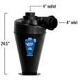 thumbnail image 3 of Oneida Air Systems Super Dust Deputy 4/5 Accessoire Cyclonique Bricolage, Noir, 3 of 12