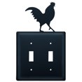 thumbnail image 3 of Village Wrought Iron ESS-1 Housse Double pour Interrupteur de Coq - Noir, 3 of 3