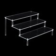 thumbnail image 3 of Langgg Clear Acrylic Display Riser Stand Perfume Cosmetics Holder for Decoration 39.5x27.5x15cm, 3 of 9
