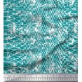thumbnail image 1 of Soimoi Poly Georgette Fabric Snake Animal Skin Print Fabric by Yard 52 Inch Wide, 1 of 3