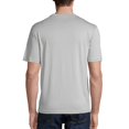 thumbnail image 3 of Hanes Cool DRI TAGLESS Men`s T-Shirt, S, Oxford Gray, 3 of 3
