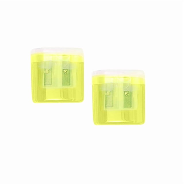 EGNMCR Mini Taille-Crayon Transparent Fournitures Scolaires Taille-Crayon Couleur Bonbon Rabot Taille-Crayon