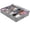 B, variant on Aursykel Under Bed Shoe Storage Bag Foldable Drawer Type Storage Box with Lid for Bedroom Dorm Wardrobe Basement Versatile Organizer Easy Access 29.5x23.6x5.9 Inches Non Woven Fabric