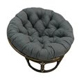 thumbnail image 1 of 44-inch Solid Micro Suede Papasan Cushion (Fits 42-inch Papasan Frame) - Grey, 1 of 5