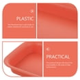 thumbnail image 2 of 4Pcs Rectangular Plant Saucers Plastic Plant Saucers Planter Drip Tray Flower Pot Saucers, 2 of 8
