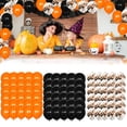 thumbnail image 1 of Fwttom Balloon Suits, Halloween and Orange Confetti Balloons Chain Arch Set Ghost Festival Party Scene Layout, 1 of 9