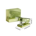 thumbnail image 2 of Mini Stapler Portable Handheld, Transparent Desktop Stapler with 1000 Staples, One-Finger Effortless Operation, Compact Office Stapler for Home Desk Drawer Use, 2 of 6