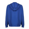 thumbnail image 2 of Women Casual Hooded Jacket Long Sleeve Zip Up Rhinestone Dragon Print Outwear with Pockets, 2 of 4