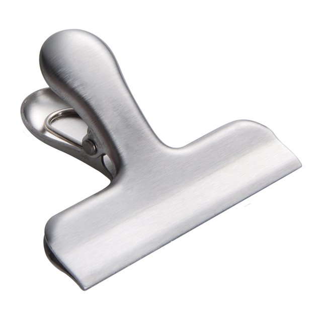 Agiferg Pinces pour Sacs de Croustilles en Acier Inoxydable pour Rangement des Aliments Largeur 3 Pouces Durables