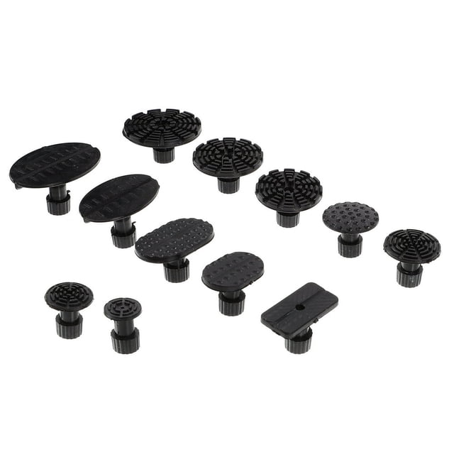 LOVEVER 12pcs Car Dent Puller Tabs Dent Repair Pullers Dent Removal Bumper Repair Kit