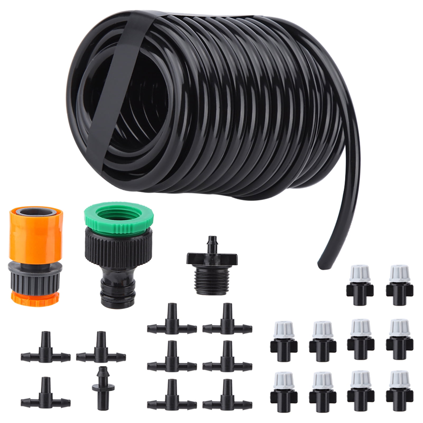 VIFER Garden Hose Flexible 10m DIY Lawn Sprinkler Plant Watering Garden Hose Pipe Set