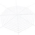 thumbnail image 2 of Spider Web  Halloween Horror Decoration Props Triangle Giant Spider Web For Halloween Outdoor Yard Decoration, 2 of 9