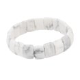 thumbnail image 1 of Natural Stone Bracelets, Rectangle Beads Casual Comfortable Feel Stretch Bracelet Exquisite  for Women for Men, 1 of 8