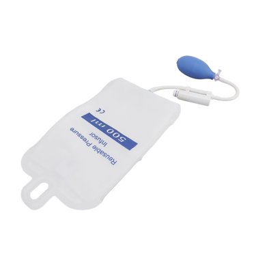 TPU Pressure Infusion Bag, Air Tightness Convenient Lightweight Fluid Pressure Infusion Bag Multipurpose Wear Resistance For Hospital For Patient 500ml