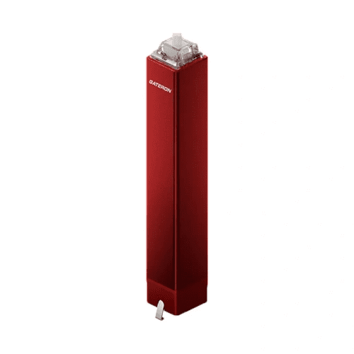 Gateron Switch Puller V2 Anodized Aluminum Keyboard Switch Remover, Red DIY Tool for PC & Mac Mechanical Keyboards