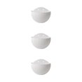 thumbnail image 2 of Youkk Easy To Install Double-layer Plastic Flowerpot For Walls Drainage Flower Pot White 3Set, 2 of 6