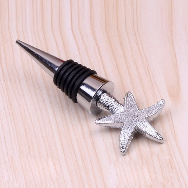 EGNMCR Alliage Vin Bottle Stopper Métal Transparent Strass Bottle Stopper