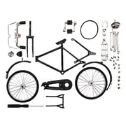 Bike Model Toy Model Miniature Bike Toy Supplies Ornament for Bike Mountain detachable black