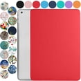 thumbnail image 1 of iPad Mini 7.9 Inch 5 Gen [ Mini 5th Generation 2019 ] A2133 A2124 A2126 MUXH2LL/A MUXF2LL/A MUXG2LL/A Trifold Slim Smart TPU Transparent Back Cover with Adjustable Stand Feature - Red, 1 of 6