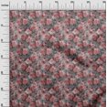 thumbnail image 3 of oneOone Rayon Red Fabric Abstract Floral Sewing Material Print Fabric By The Yard 56 Inch Wide-3rb, 3 of 5