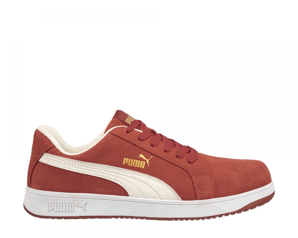PUMA Chaussures de Travail Basses Emblématiques pour Hommes à Embout Composite EH en Suède Rouge - 640045
