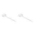 thumbnail image 1 of maskred Cooking Ladle Cooking Sauce Gravy Spoon Sauce Restaurant Punch Egg Soup for Yellow 252x62mm 2Set, 1 of 6