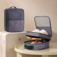 thumbnail image 3 of Travel Shoe Organizer Box Waterproof Portable Storage Bag with Compartments for Luggage Partition and Secure Packing for Weekend Trips and Business Travel Sopatenor, 3 of 8