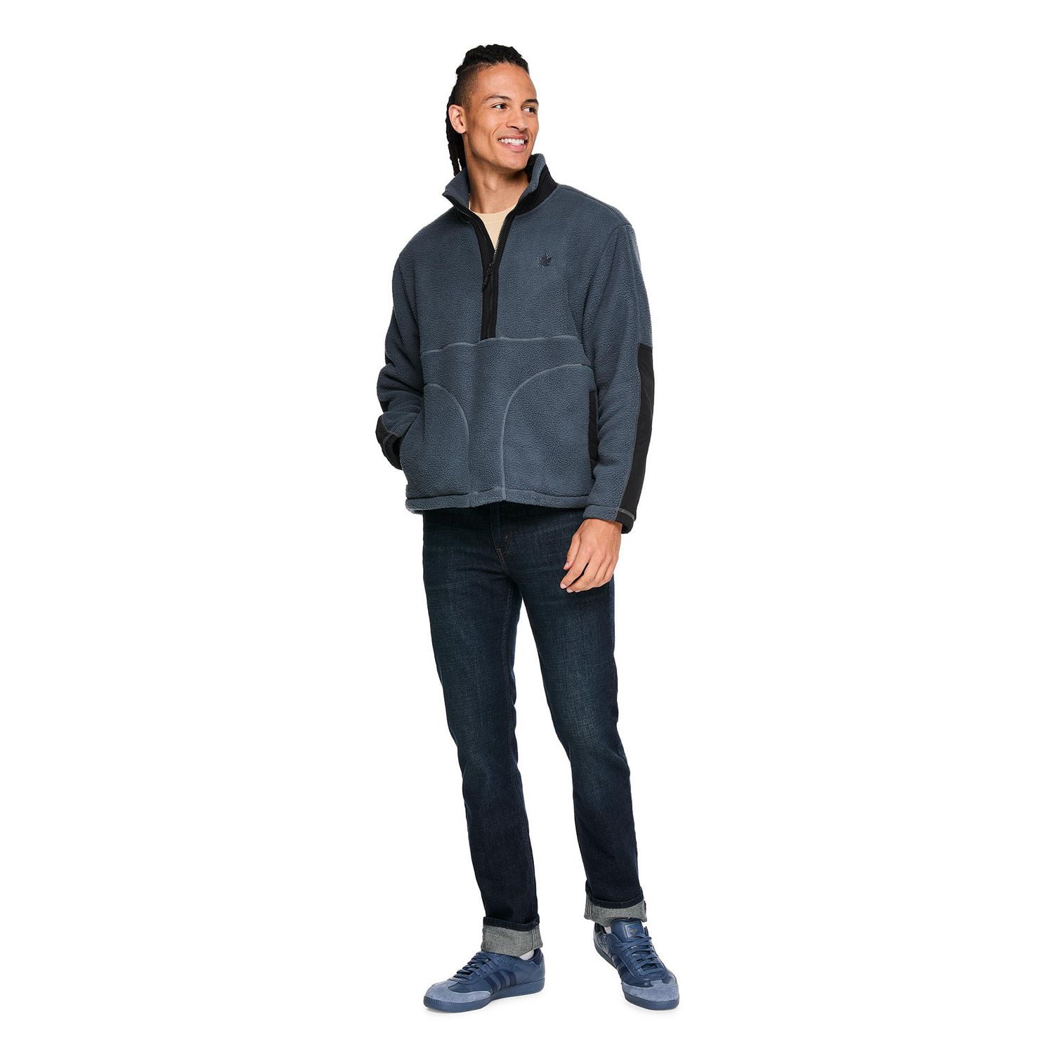Chandail demi-zip Canadiana x SGRC pour hommes