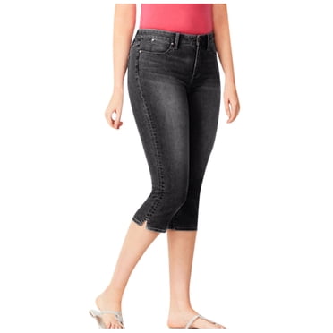 Chbgutlmr Jeans Capri pour Femmes Grande Taille Taille Haute Pantalon en Denim Fendu Extensible Ajusté Pantalon de Bureau