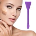 thumbnail image 2 of Unique Bargains 2 Pcs Multifunctional Facial Mask Brush Purple, 2 of 5